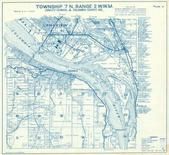 Township 7 N., Range 2 W., Columbia River, Longview, Rainier, Oasis, Prescott, Cowlitz County 1956
